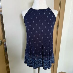 Old Navy‎ Women's XS Navy Blue High Neck Tank Top